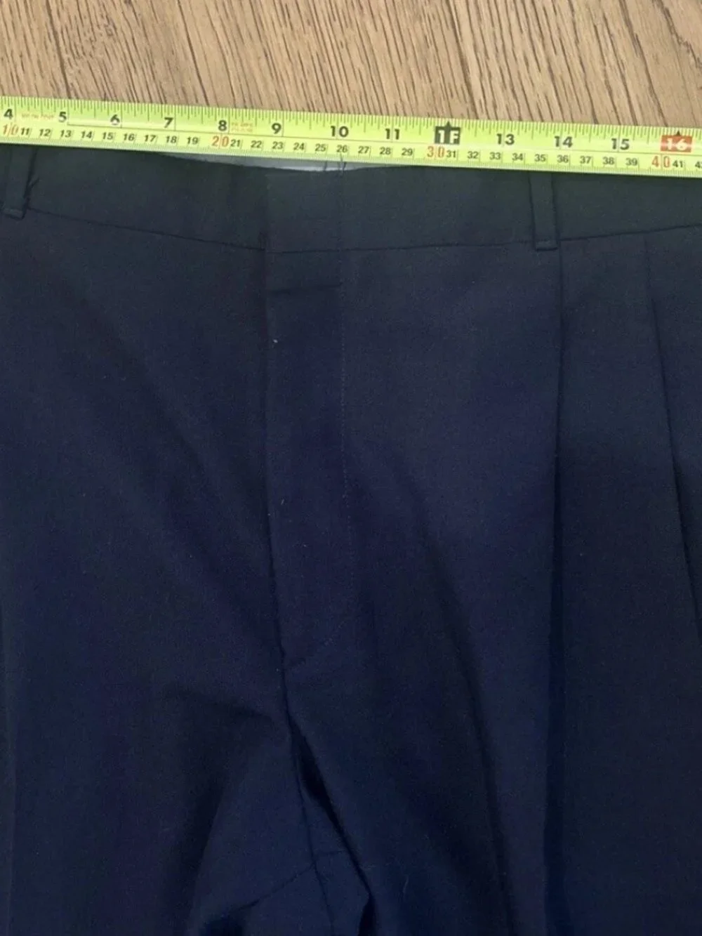 Vintage Levi’s Travelers Blue From Pleated Dress Pants Made In USA 38x30 Wool